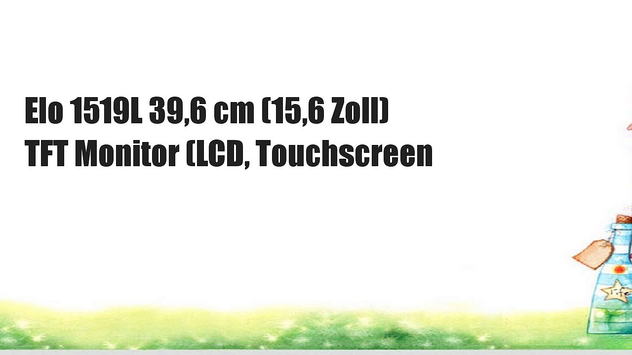 Elo 1519L 39,6 cm (15,6 Zoll) TFT Monitor (LCD, Touchscreen
