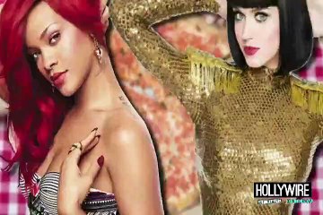 Katy Perry Vs Rihanna Hot PIZZA Swimwear GossipsCorner