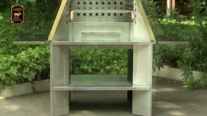 Угольный гриль-барбекю LAPPIGRILL-Inox-V на www.GrilliBarbecue.ru