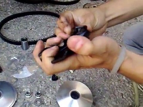 montage vario Malossi (ancienne référence !) SYM GTS 125