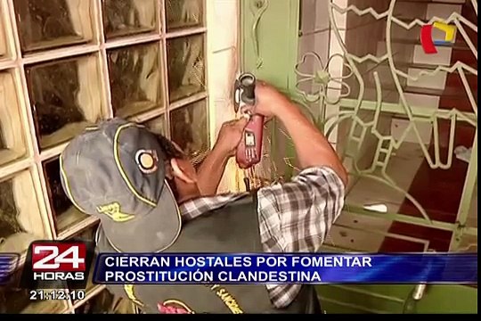 Ate: cierran hostales por fomentar la prostitución clandestina