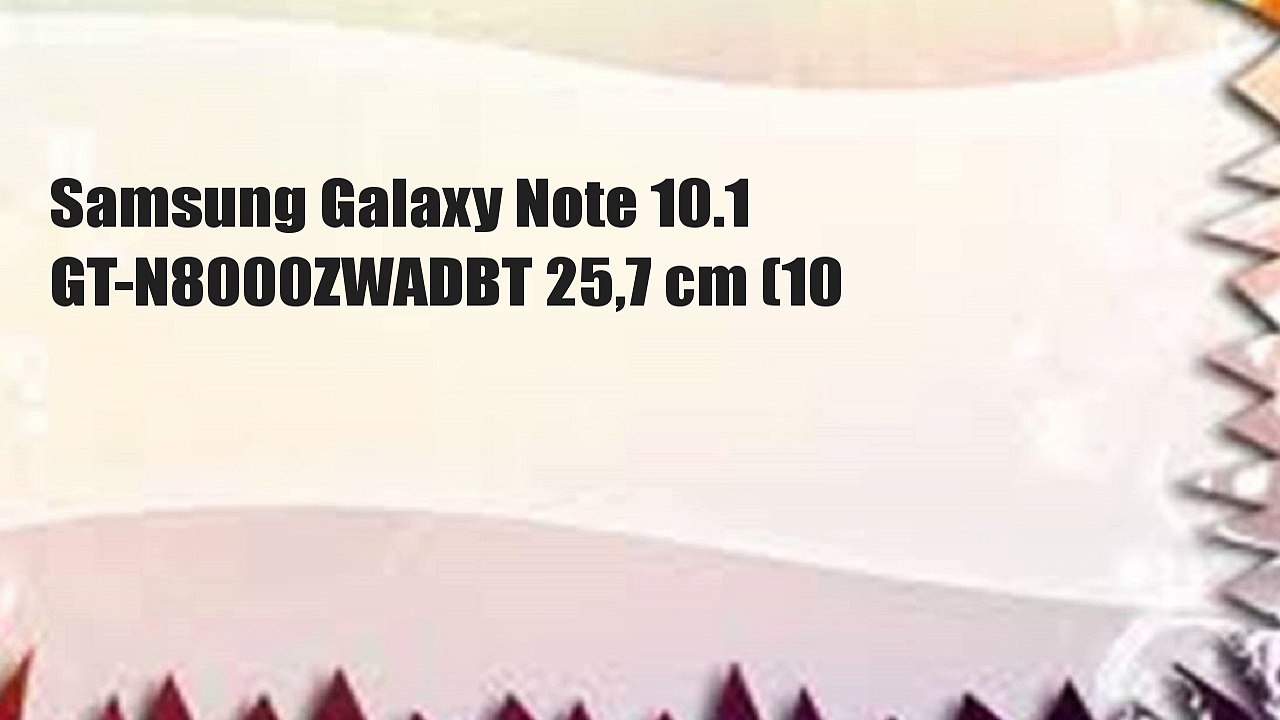 Samsung Galaxy Note 10.1 GT-N8000ZWADBT 25,7 cm (10