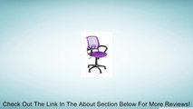 Color-Furniture Modern Fashion Design Office/computer Chair Nylon Base with Dual Wheel Carpet Casters for Home Office (Purple) Review