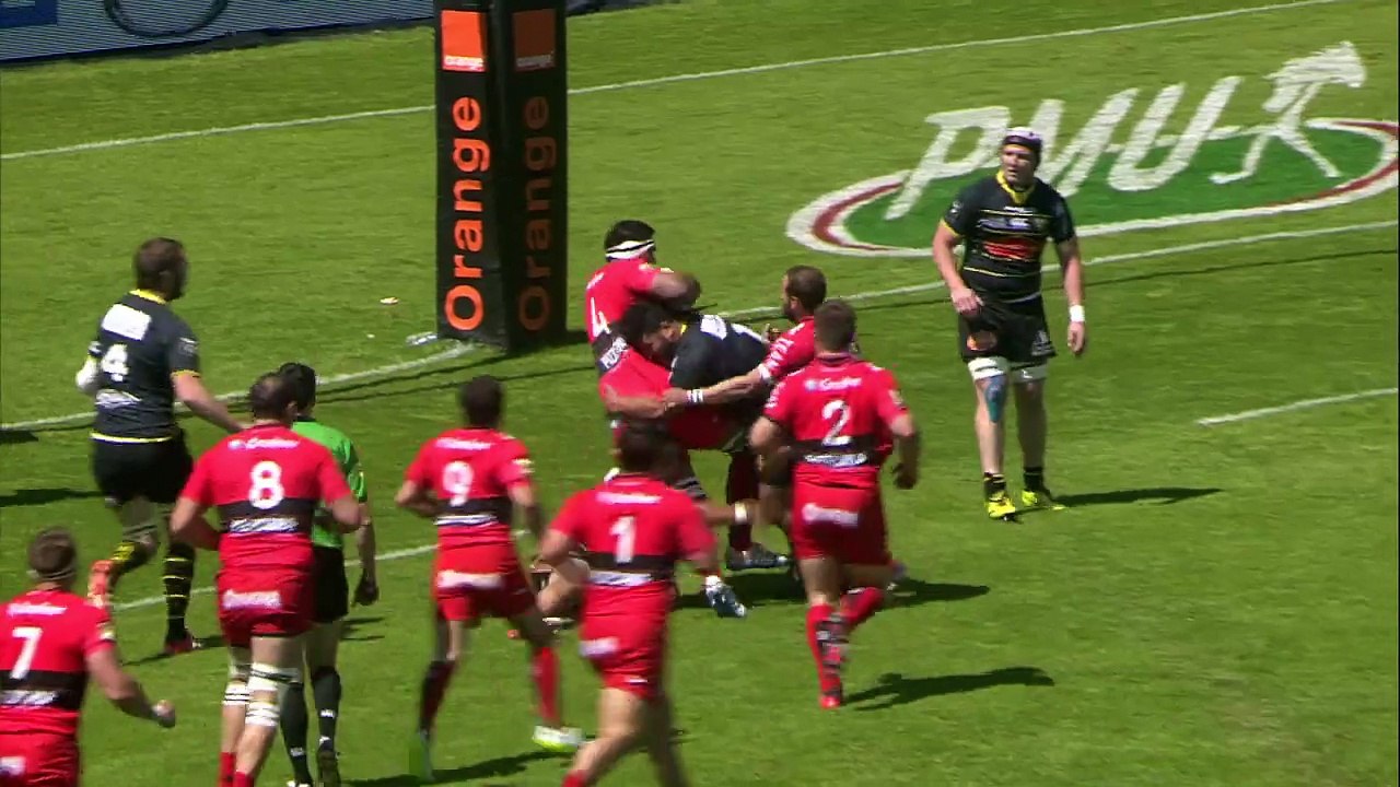 TOP14 - La Rochelle  - Toulon: Essai Josua Tuisova (TLN) - J23 - Saison 2014/2015