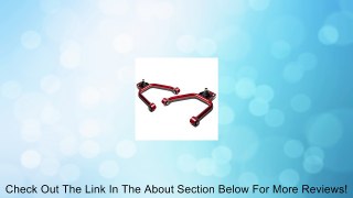 Nissan 350Z/Infiniti G35 Suspension Front Upper Camber Control Arm Kit (Red) Review