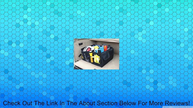 Aumo-mate Black Oxford Fabric Sewing Lightweight Multipurpose Organizer Folding Collapsible Foldable Cargo Storage Box Bag Case Review