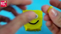 Spongebob Squarepants Play Doh toy Bob Esponja playdough toys videos