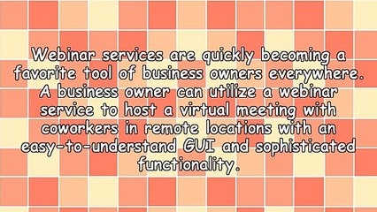 Using A Webinar As A Business Tool