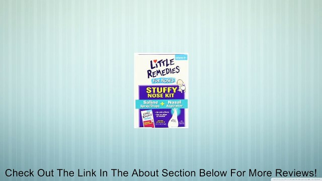 Little Remedies for Noses Stuffy Nose Kit - 0.5 fl oz. Review