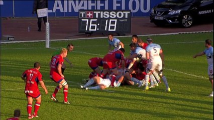 TOP14 - Bayonne - Grenoble: Essai Paul Willemse (GRE) - J23 - Saison 2014/2015