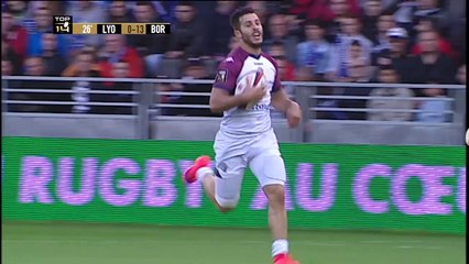 TOP14 - Lyon-Bordeaux: 22-37 - J23 - Saison 2014/2015