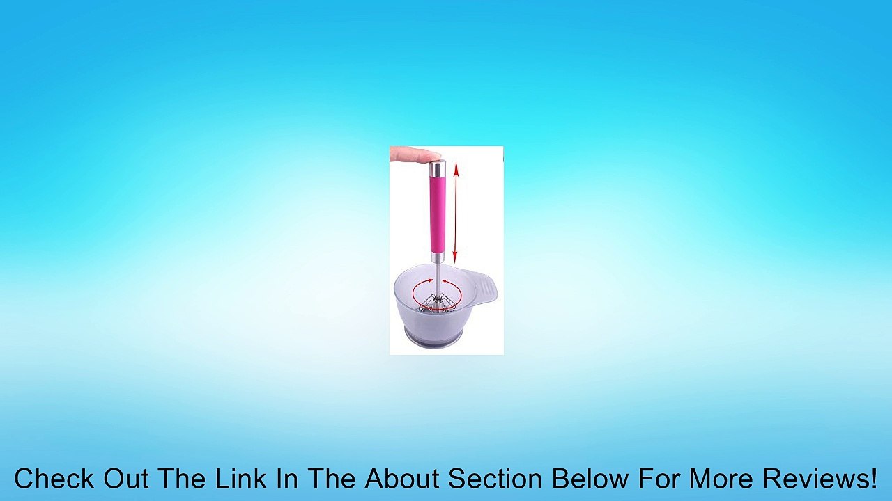 2pcs Semi-automatic Manual Self Turning Mixer Hair Color Mixer Without Batteries (2) Review