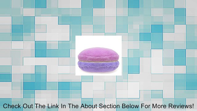 Melife� Creative Candy Color Macaron Shaped Plush Pillow Cushion Review