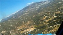 AMAZING B737 onboard cockpit video of landing in EXTREME crosswind at Samos.