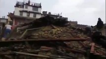 Nepal Earthquake 7.5 Hits West Of Nepal Capital Kathmandu (RAW VIDEO)