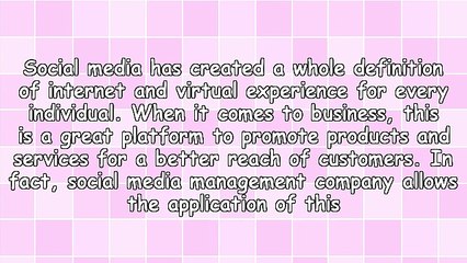 Social Media Management Company For Business Success