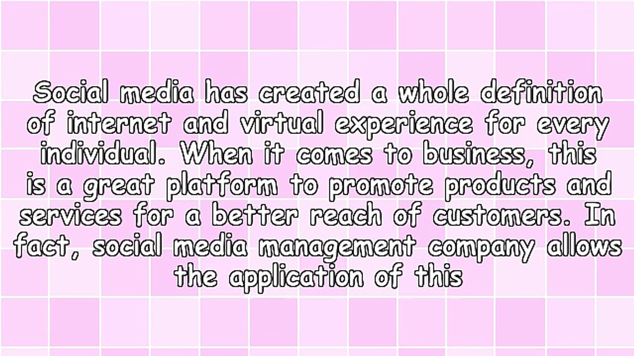 Social Media Management Company For Business Success