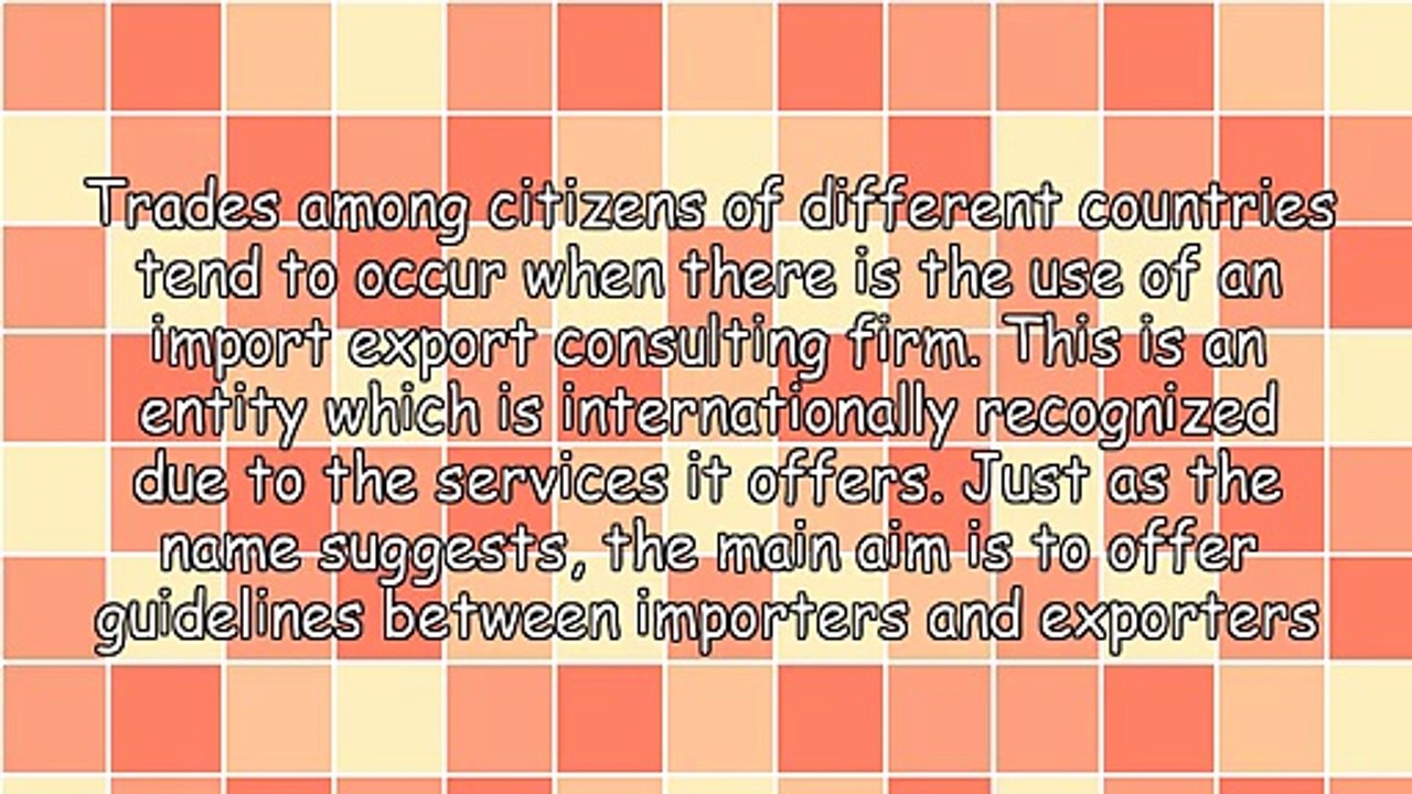 Beginning An Import Export Consulting Firm
