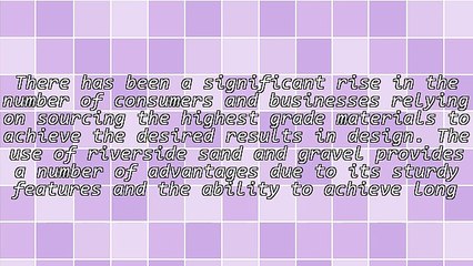 Riverside Sand And Gravel For Construction Purposes