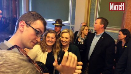 En campagne avec Hillary Clinton