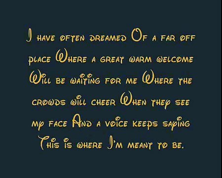 I Can Go The Distance - Hercules Lyrics