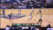 Anthony Davis Two-Handed Jam _ Warriors vs Pelicans _ Game 4 _ April 25, 2015 _ NBA Playoffs