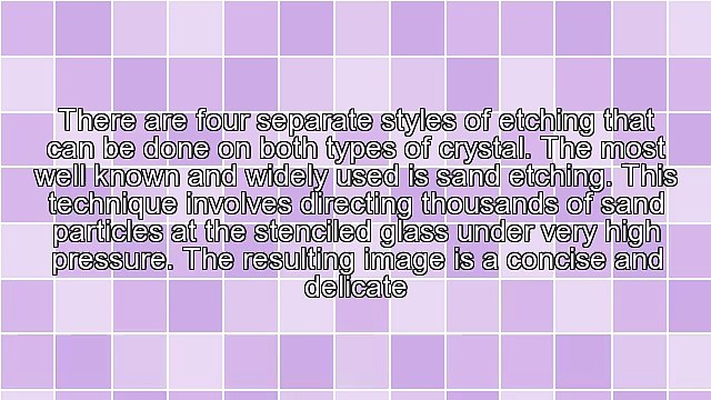 Techniques For Crystal Engraved Awards Creation