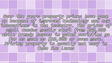 Important Information About Cabo San Lucas Rental Homes