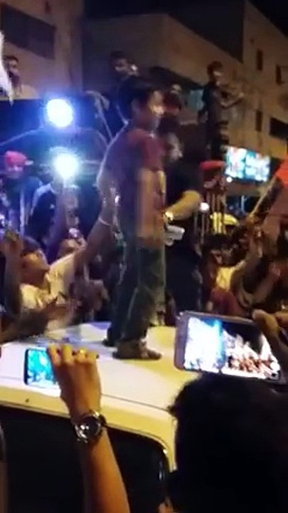 Capital Of Karachi Azizabad Street JASHAN After Victory In NA-246 Bi Election