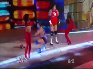 WWE Raw Review 4-2-12 Brock Lesnar Returns - Lord Tensai Debuts