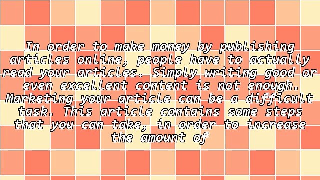 Ways To Build Traffic And Boost Your Income With Article Marketing