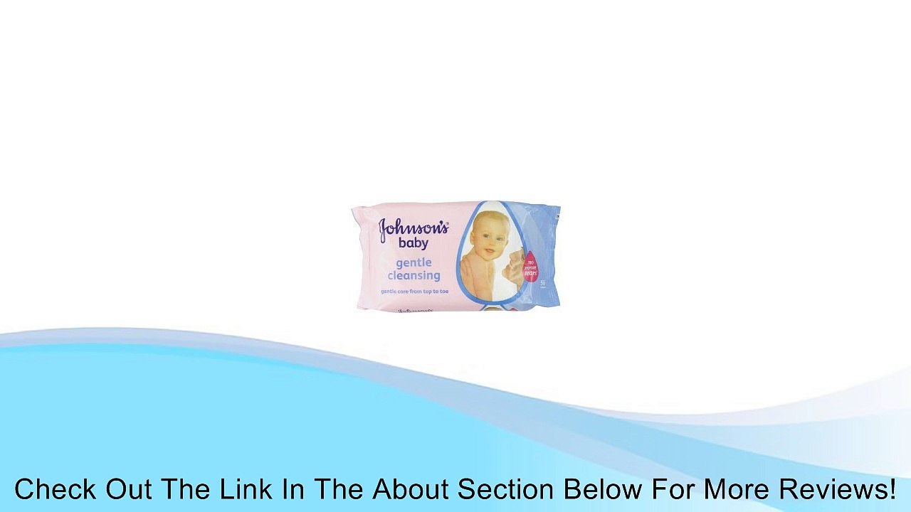 Johnson's Baby Skincare Wipes, Gentle Cleansing, From Top to Toe, 56 Count Review