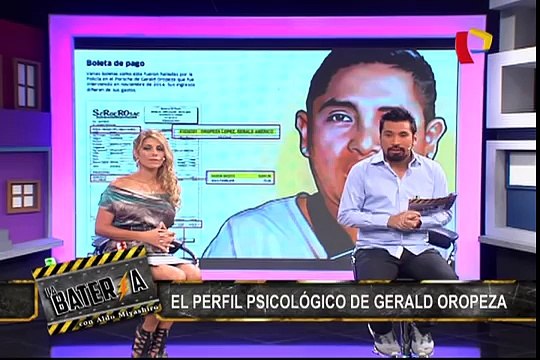 Especialista analiza el perfil psicológico de Gerald Oropeza