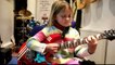 7 year old Mini Band guitarist Zoe Thomson plays Sweet Child O Mine by Gun' 'N Roses