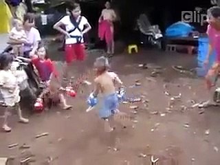 When babies boxing