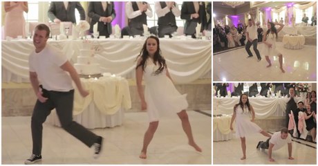 Bride & Groom CRAZY Amazing Wedding Dance