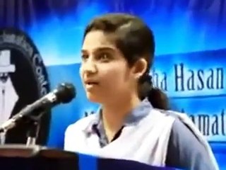 funny speech in Urdu university student