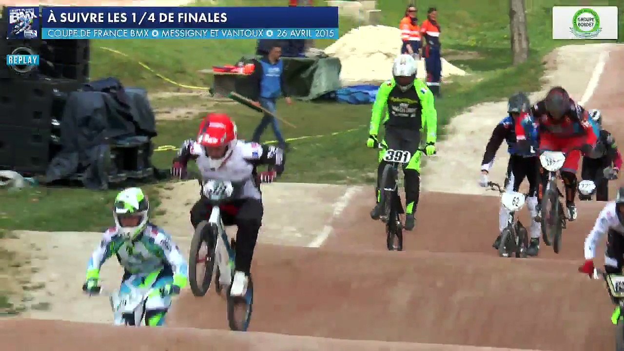 REPLAY MANCHE 3 DIMANCHE APRÈS-MIDI COUPE DE FRANCE BMX MESSIGNY ET VANTOUX 2015
