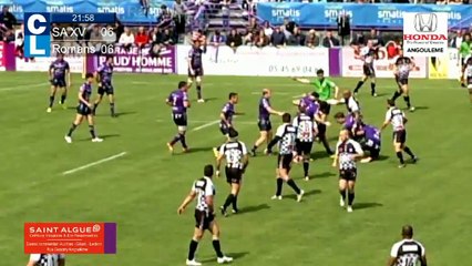 Le SA XV reçoit Romans sur Isère, match retour des huitièmes de finale de Fédérale 1 (REPLAY)