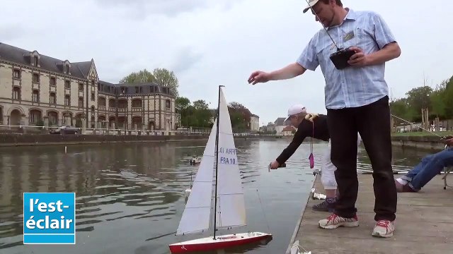 Démonstration de modélisme naval à Troyes