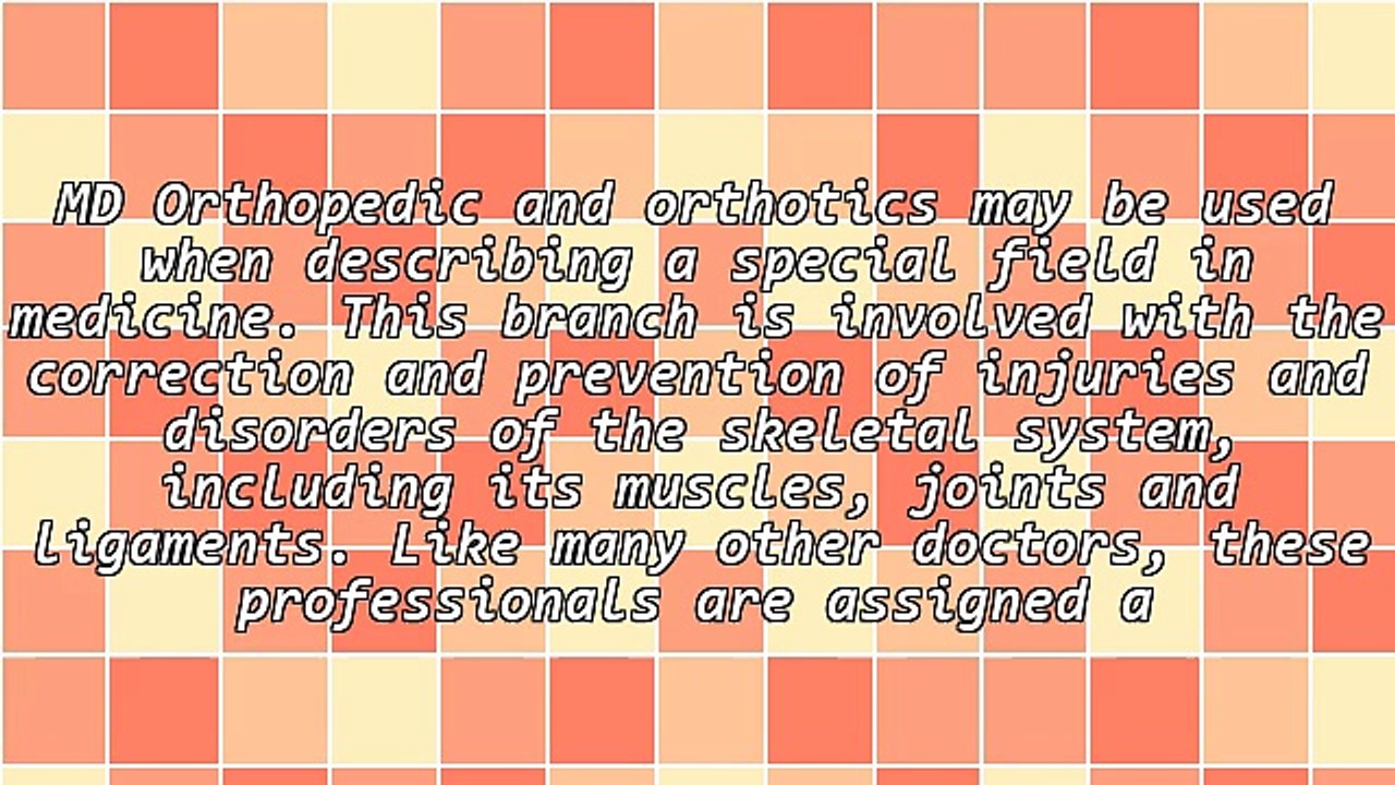 What To Know About MD Orthopedic