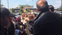 Yasin Topçu adliye önünde yaka paça gözaltına alındı