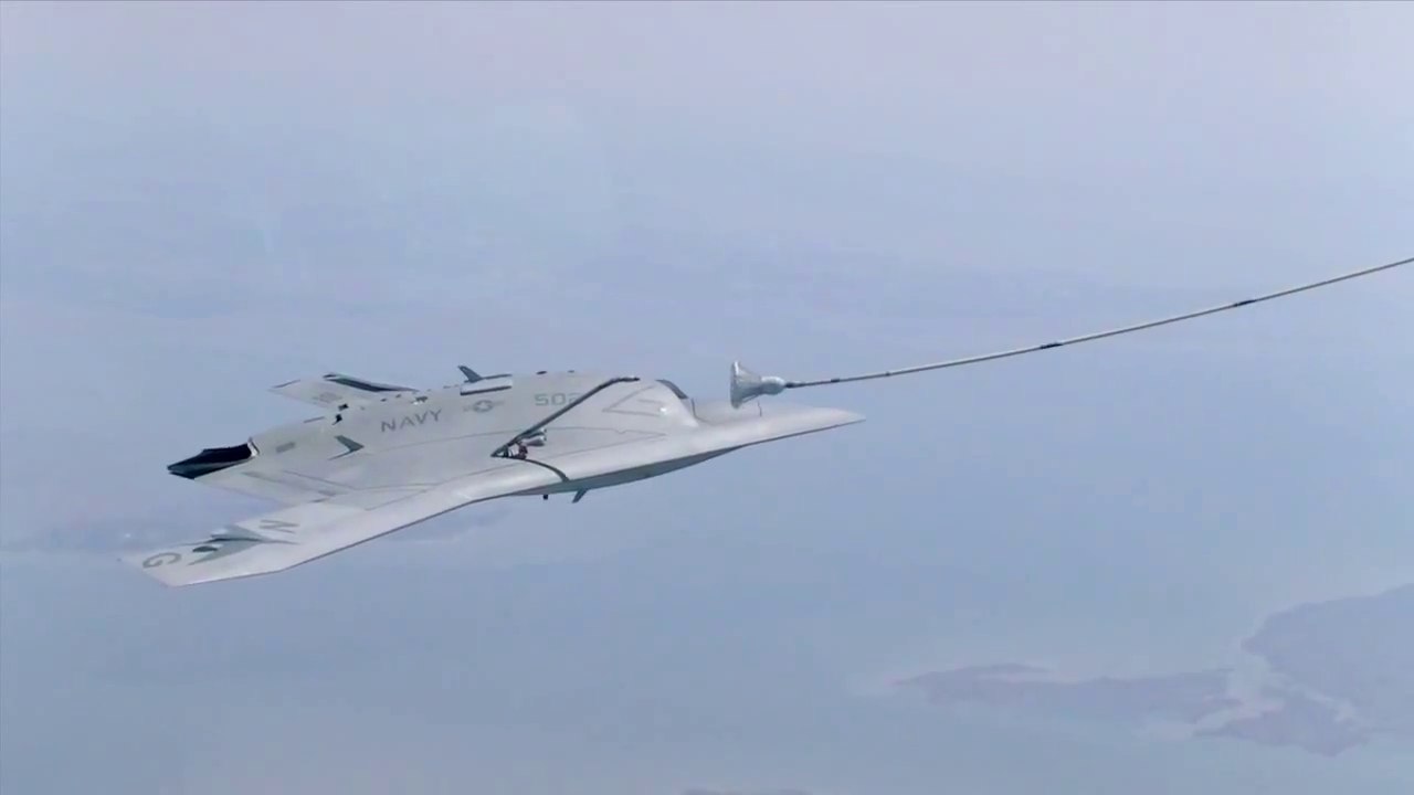 X-47B UCAV First Autonomous Aerial Refueling