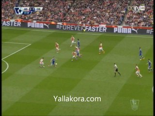 كعب مهاري من هازارد أمام أرسنال