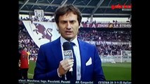 Torino Juventus 2 1 - Tifosi lanciano pietre al Pullman della Juventus rompendo il vetro