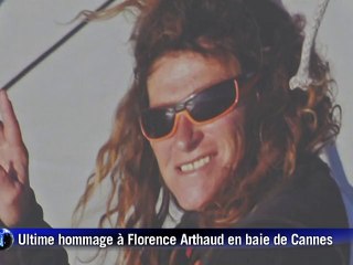 Dernier hommage à Florence Arthaud au large de Cannes