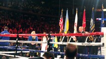 Pуслана поет гимн Украины - Wladimir Klitschko vs Bryant Jennings boxing match opening. MSG, New Yor