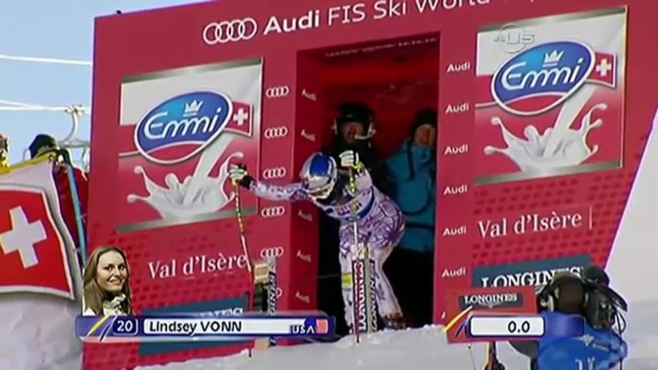 Lindsey Vonn with Downhill win - from Universal Sports