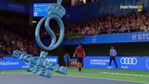 Grigor Dimitrov double hot shots at If Stockholm Open 2014