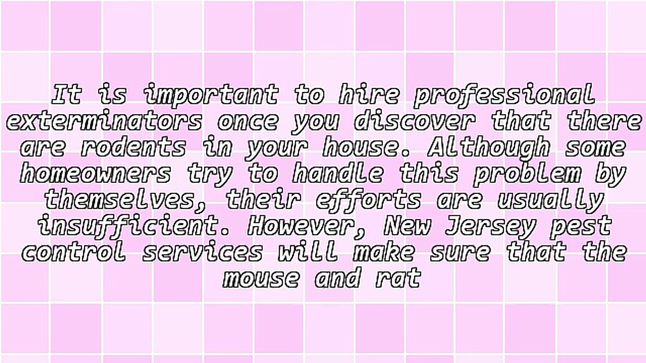 Ways To Protect Your Home From Rodents With The Help Of A New Jersey Pest Control Company